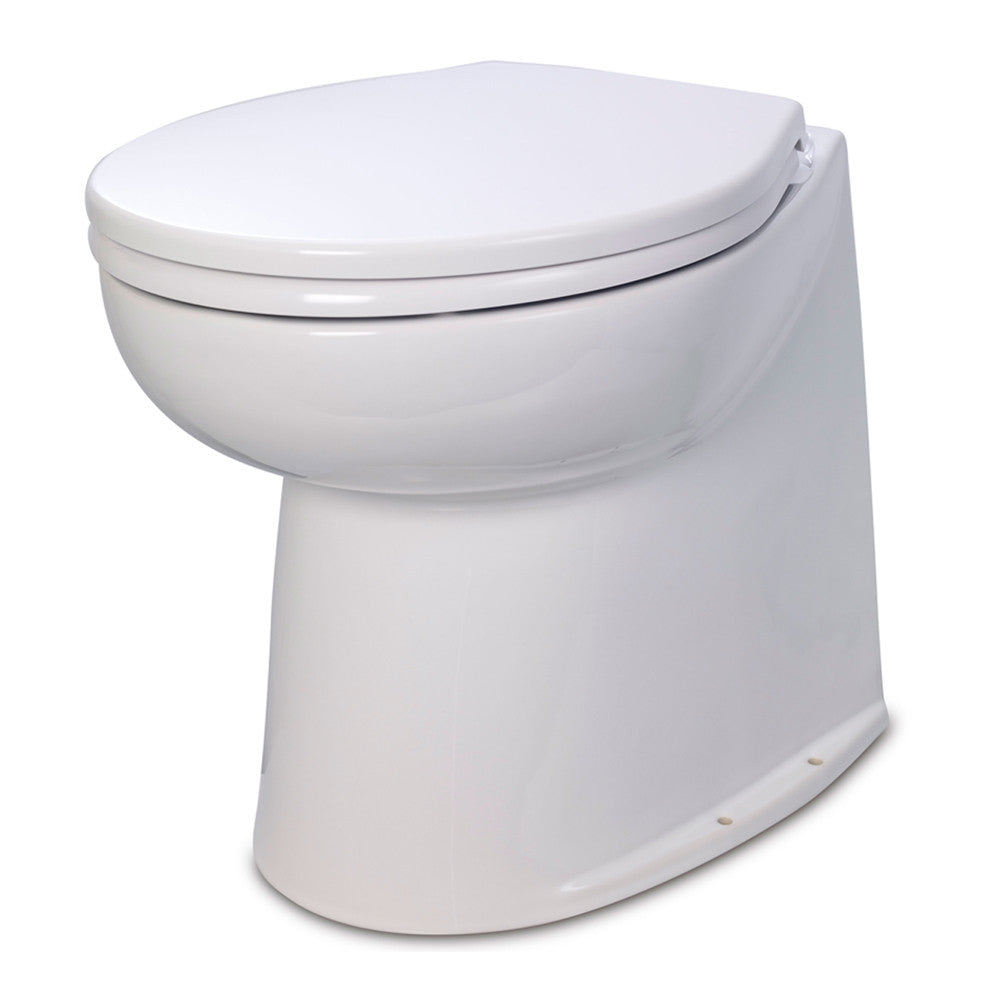 Jabsco 17" Deluxe Flush Fresh Water Electric Toilet - 12V