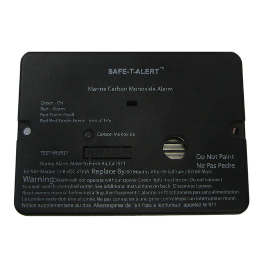Safe-T-Alert 62 Series Carbon Monoxide Alarm - 12V - 62-542-Marine - Flush Mount - White