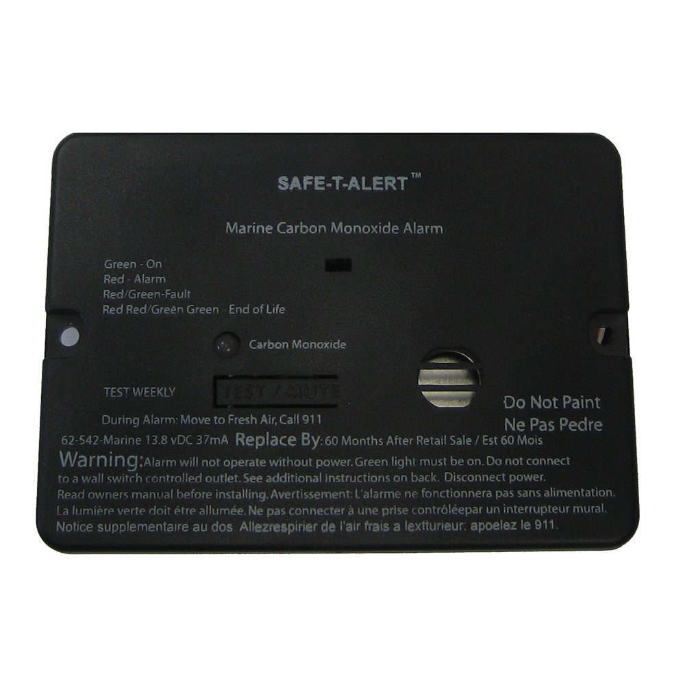 Safe-T-Alert 62 Series Carbon Monoxide Alarm w/Relay - 12V - 62-542-Marine-RLY-NC - Flush Mount - White