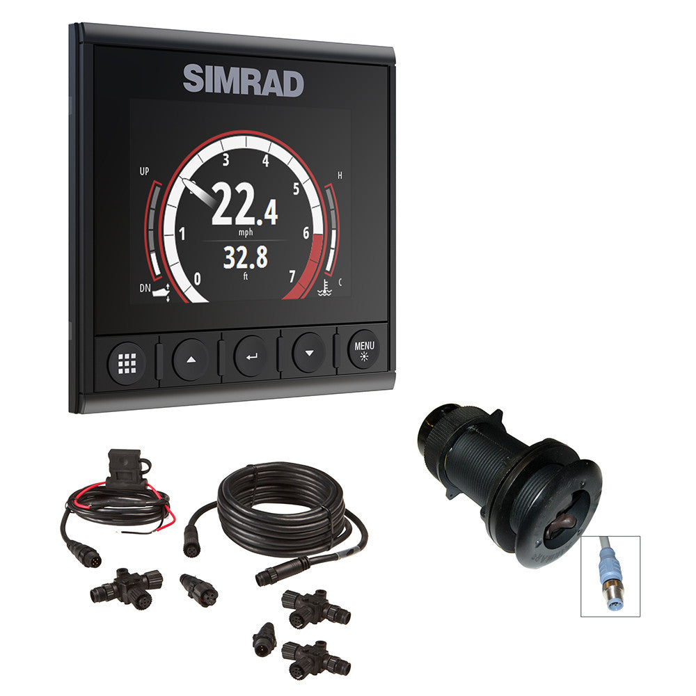 Simrad IS42 Speed/Depth Pack - IS42 Digital Display, DST800 Ducer & N2k Backbone Starter Kit