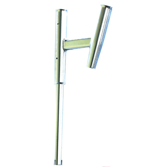 Tigress Dual Aluminum Kite Rod Holder - Straight Butt - Reel Draggin' Tackle