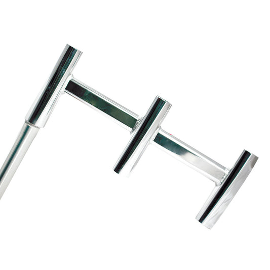 Tigress Offset Triple Aluminum Rod Holder - Straight Butt - Reel Draggin' Tackle