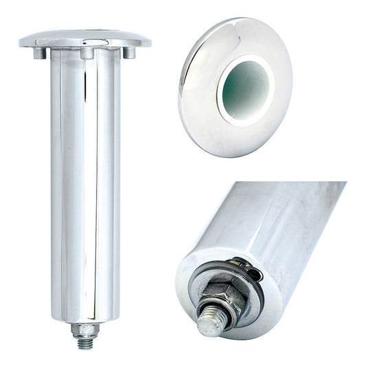 Tigress Blind Mount Round Head Swivel Base Rod Holder - 0 Degree - 9"