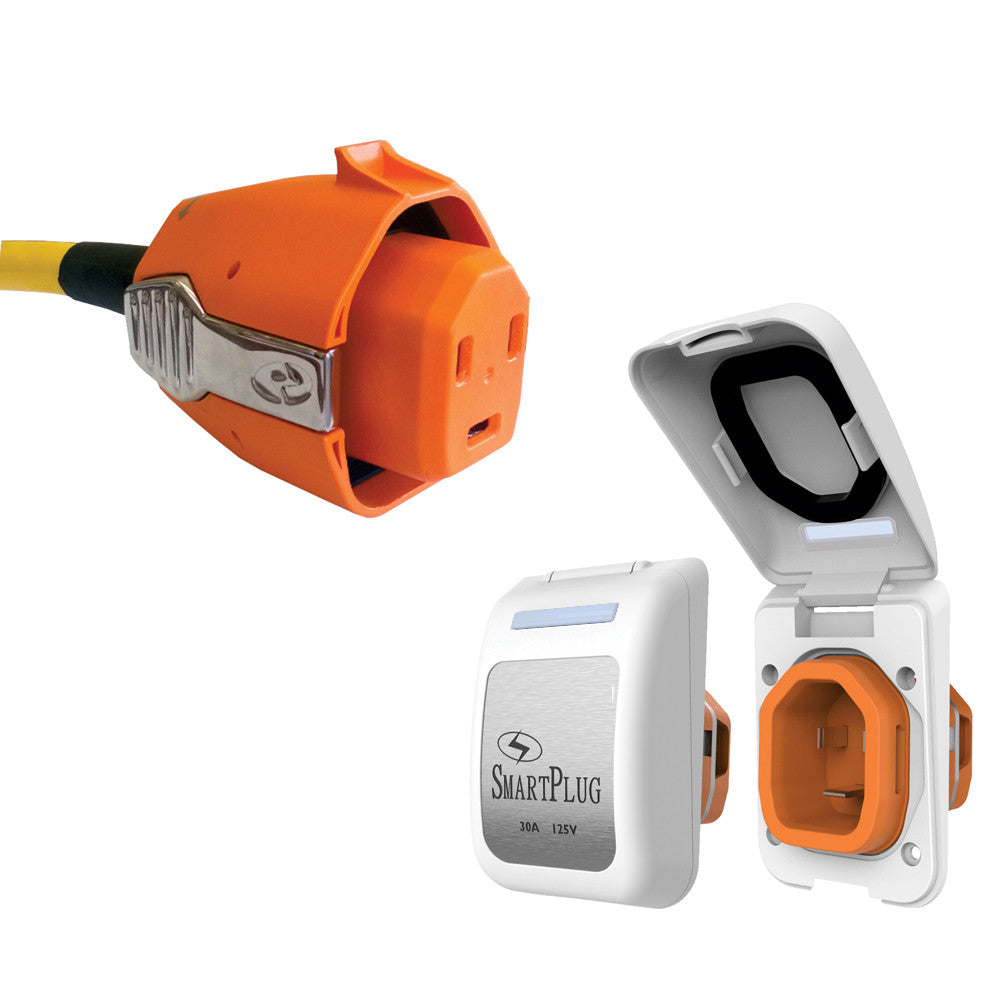 Smart Plug Combo SmartPlug 30 AMP Inlet Female Cord Connector Combo - White – Reel ...