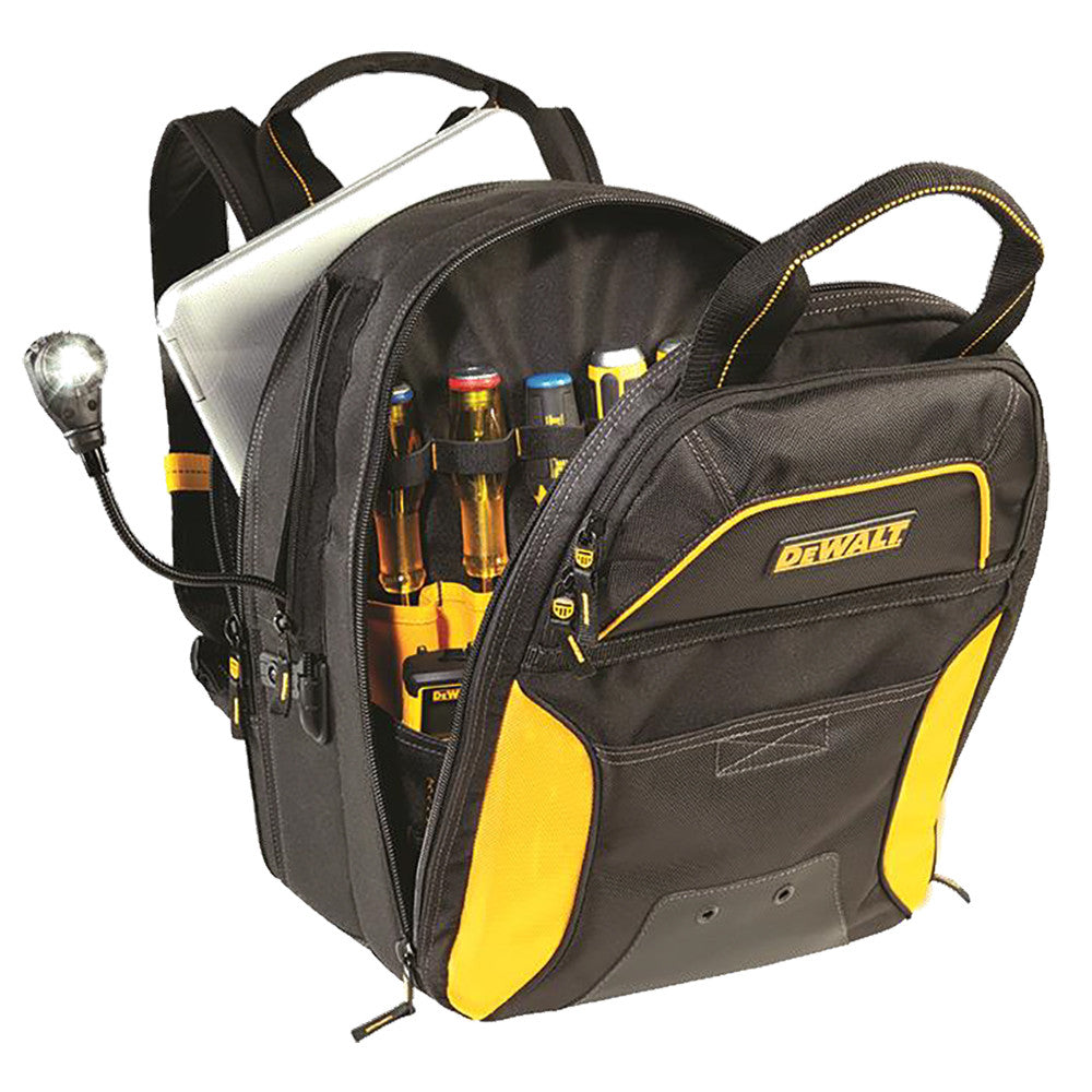 CLC DGCL33 DEWALT® 33 Pocket Lighted USB Charging Tool Backpack - Reel Draggin' Tackle