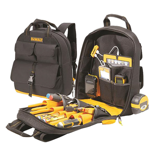 CLC DGC530 DEWALT® 23 Pocket USB Charging Tool Backpack - Reel Draggin' Tackle