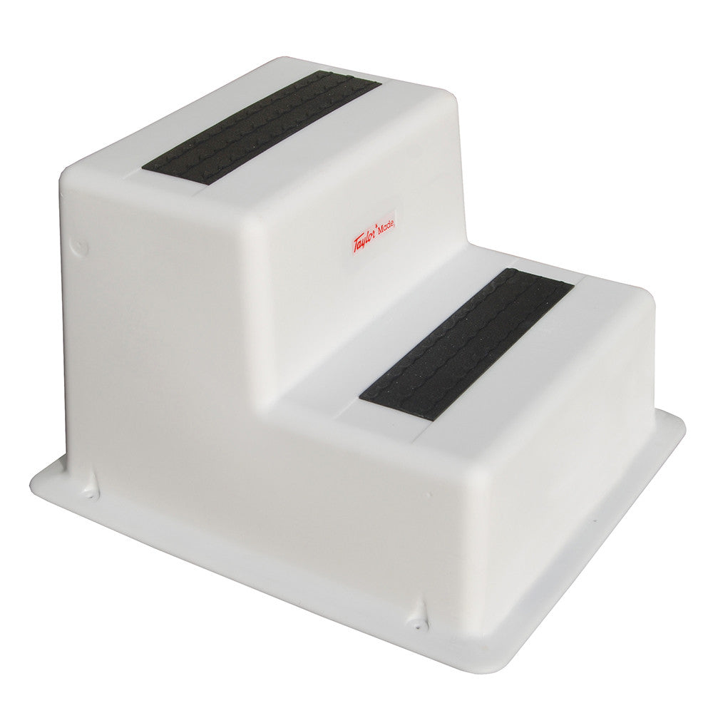 Taylor Made StepSafe&#153; Dock Step - Double Tread - White