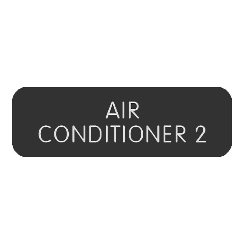 Blue Sea Large Format Label - "Air Conditioner 2"