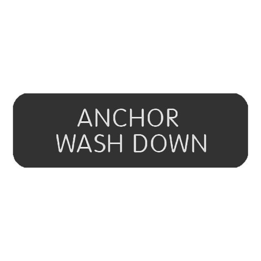 Blue Sea&nbsp;Large Format Label - "Anchor Wash Down"