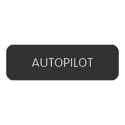Blue Sea&nbsp;Large Format Label - "Autopilot"