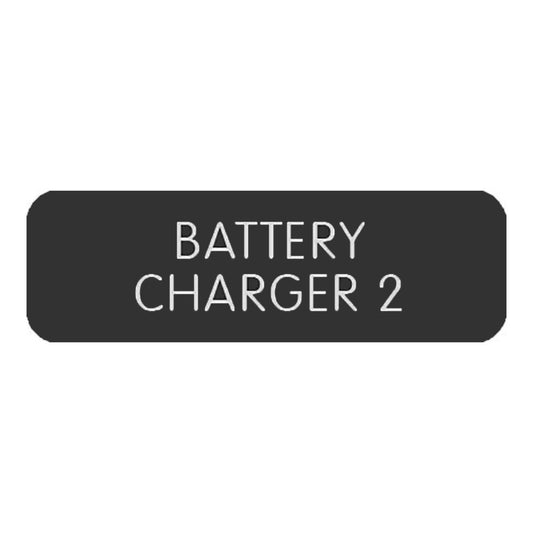 Blue Sea&nbsp;Large Format Label - "Battery Charger 2"