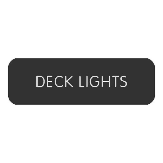 Blue Sea&nbsp;Large Format Label - "Deck Lights"