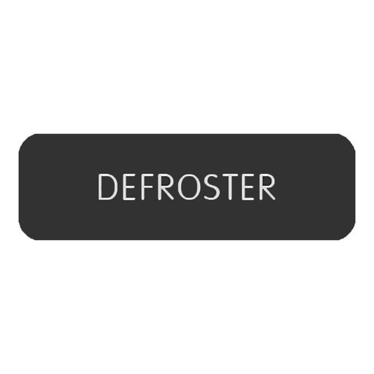 Blue Sea&nbsp;Large Format Label - "Defroster"&nbsp;