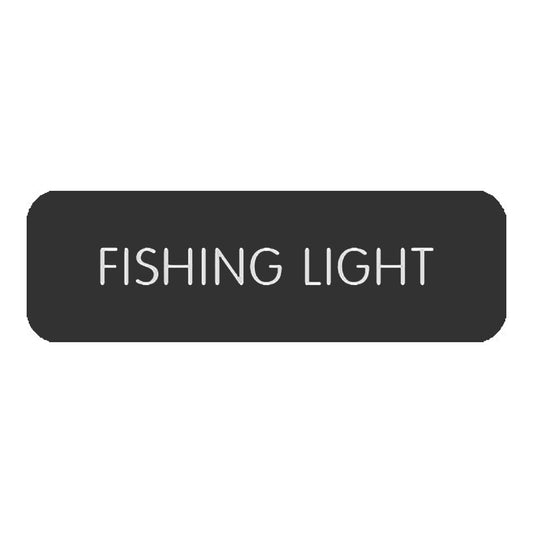 Blue Sea&nbsp;Large Format Label - "Fishing Light"