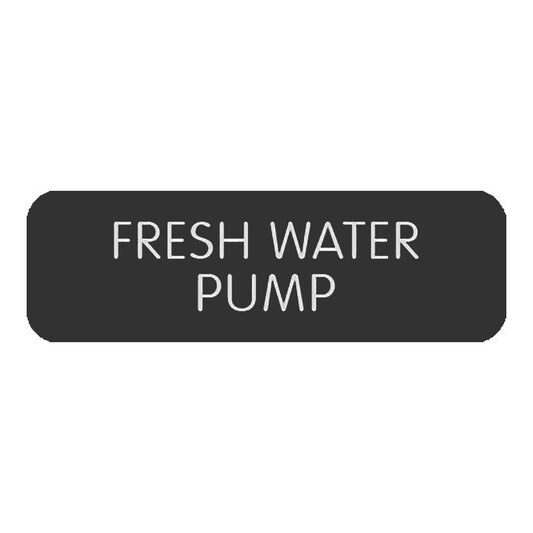 Blue Sea&nbsp;Large Format Label - "Fresh Water Pump"