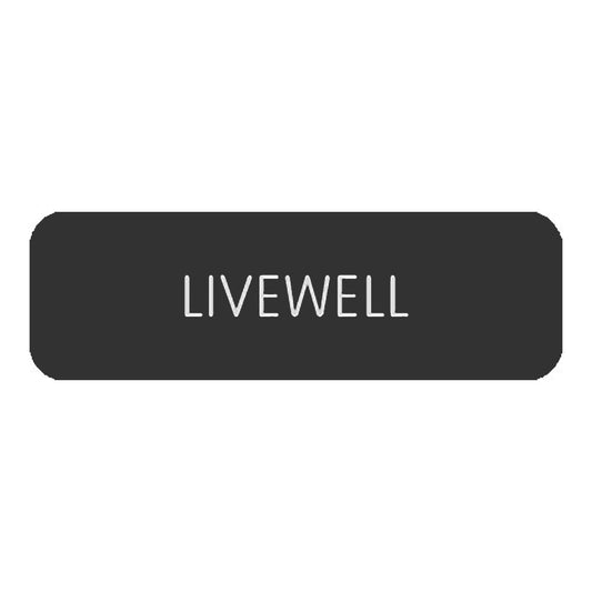 Blue Sea&nbsp;Large Format Label - "Livewell"