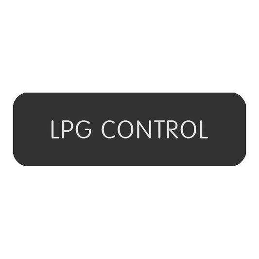 Blue Sea&nbsp;Large Format Label - "LPG Control"