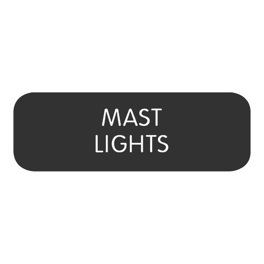 Blue Sea&nbsp;Large Format Label - "Mast Lights"