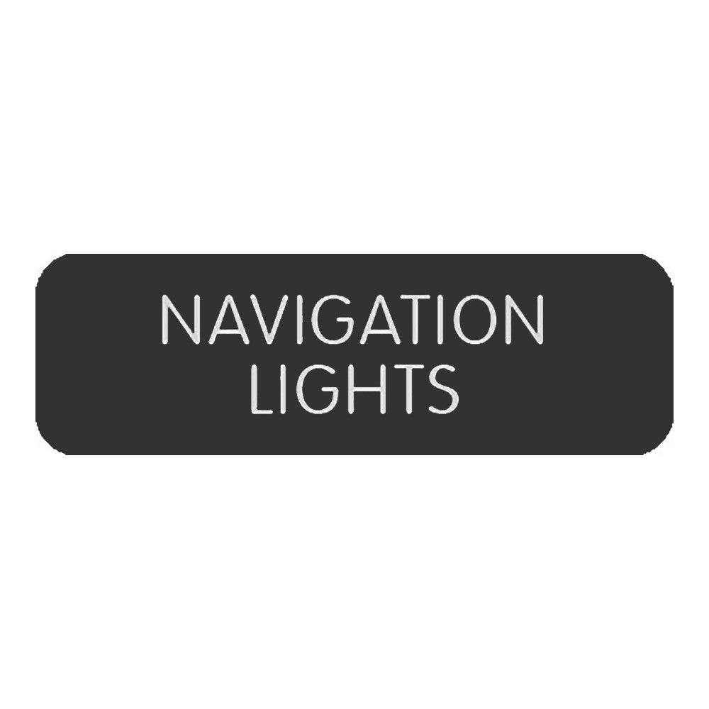Blue Sea&nbsp;Large Format Label - "Navigation Lights"