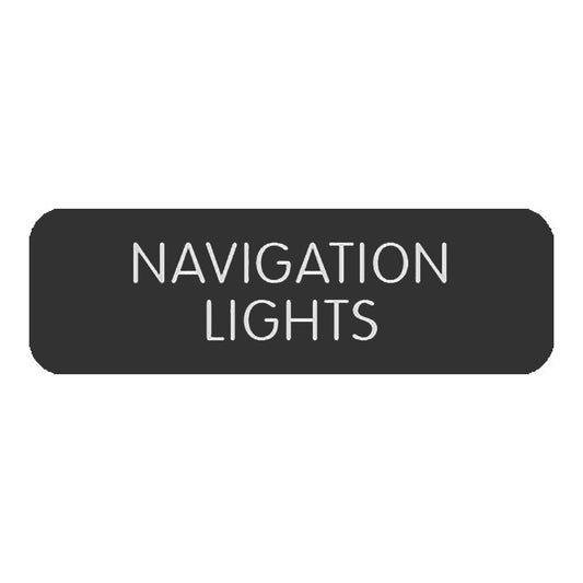 Blue Sea&nbsp;Large Format Label - "Navigation Lights"