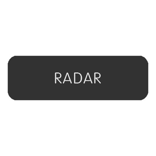 Blue Sea&nbsp;Large Format Label - "Radar"