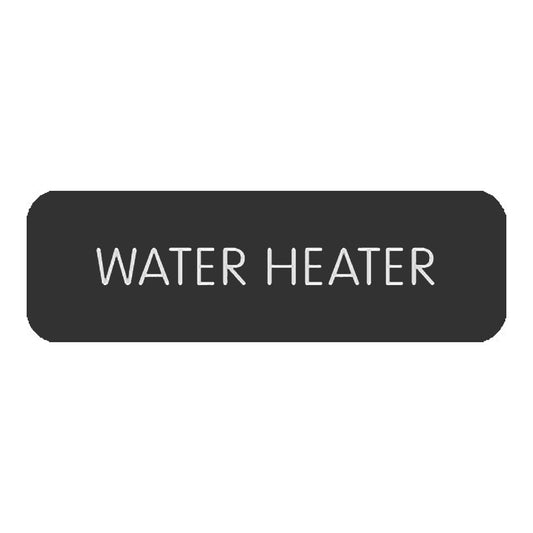 Blue Sea&nbsp;Large Format Label - "Water Heater"