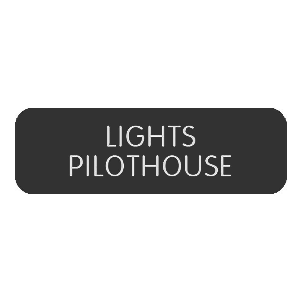 Blue Sea Large Format Label - &#34;Lights Pilothouse&#34;