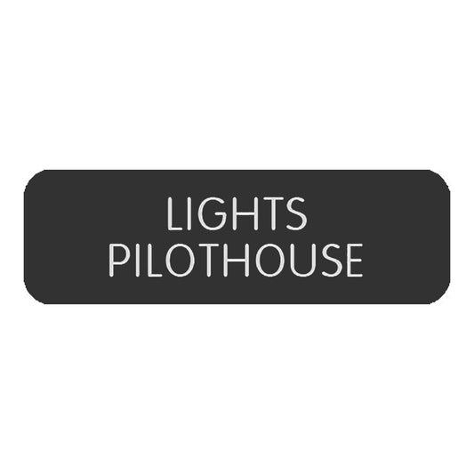 Blue Sea Large Format Label - "Lights Pilothouse"