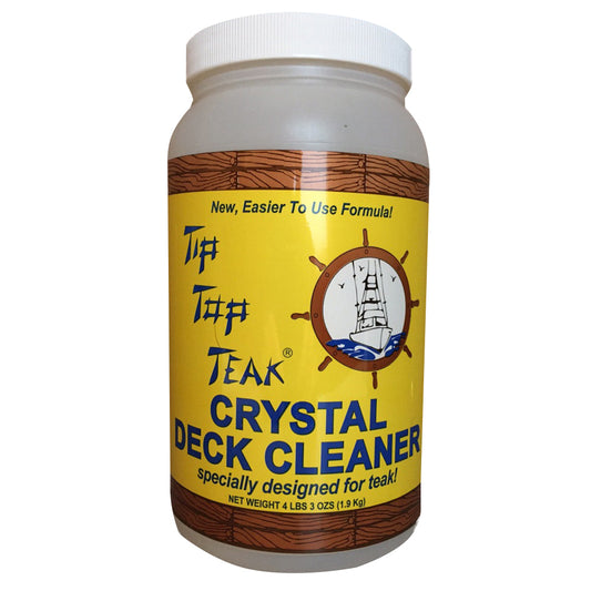 Tip Top Teak Tip Top Teak Crystal Deck Cleaner - Half Gallon (4lbs 3oz) - *Case of 6*