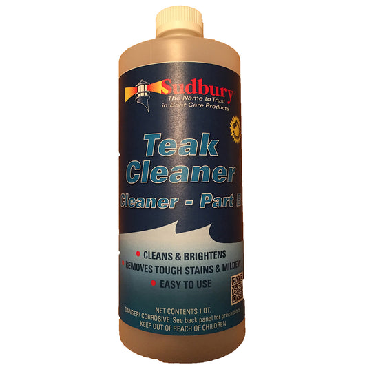 Sudbury Sudbury Teak Cleaner Part B - Quart - *Case of 12*