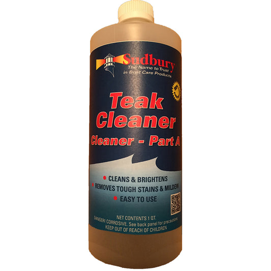 Sudbury Sudbury Teak Cleaner Part A - Quart - *Case of 12*