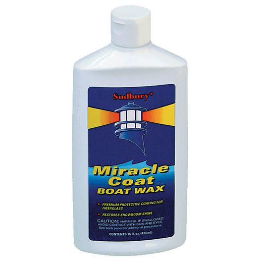 Sudbury Miracle Coat Boat Wax - 16oz Liquid - *Case of 6*