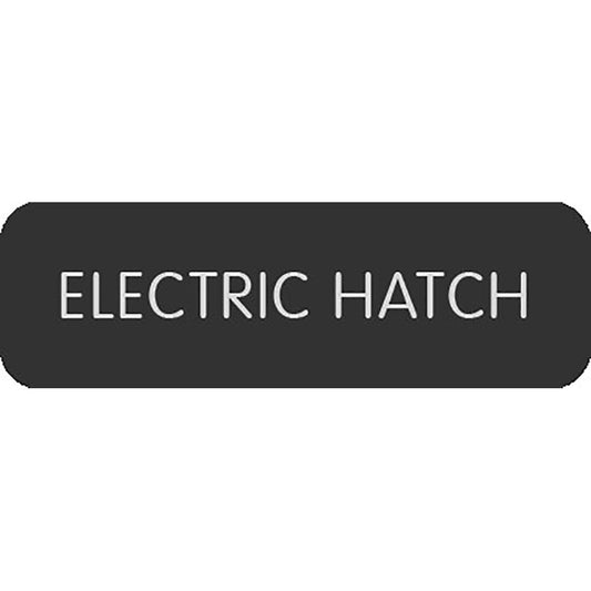 Blue Sea Large Format Label - "Electric Hatch"