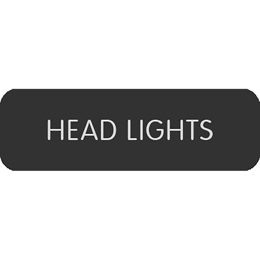 Blue Sea Large Format Label - "Head Lights"