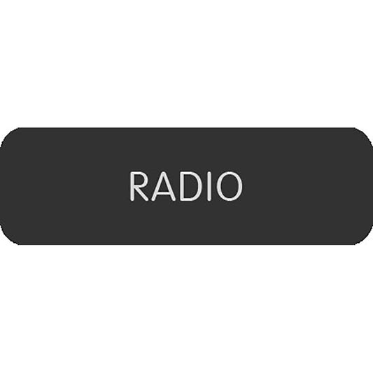 Blue Sea Large Format Label - "Radio"