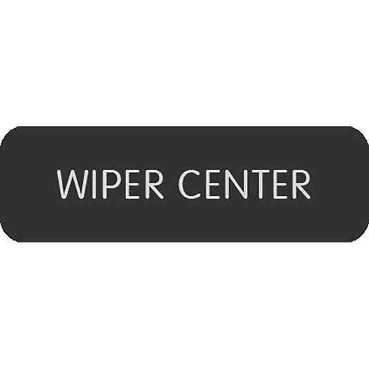Blue Sea Large Format Label - "Wiper Center"