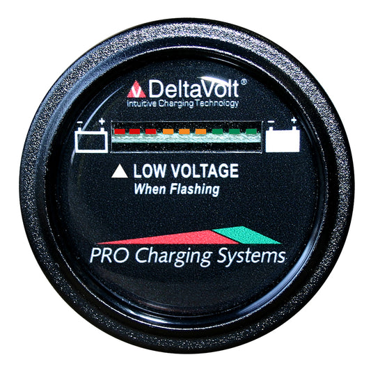 Dual Pro Battery Fuel Gauge - DeltaView Link Compatible - 72V System (6-12V Batteries, 12-6V Batteries, 9-8V Batteries)