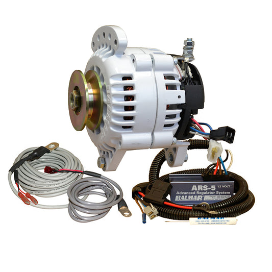 Balmar 60 Series Alternator - Saddle Mount (Dual Foot) Charging Kit - 70A - 12V