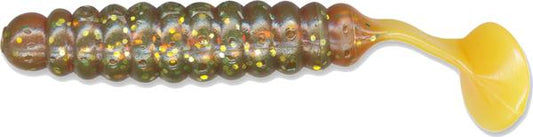 Cb Crappie Grub 1.5"" Mo Gl-org 20bg