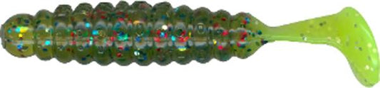 Cb Crappie Grub 1.5"" Avocado-cht 20