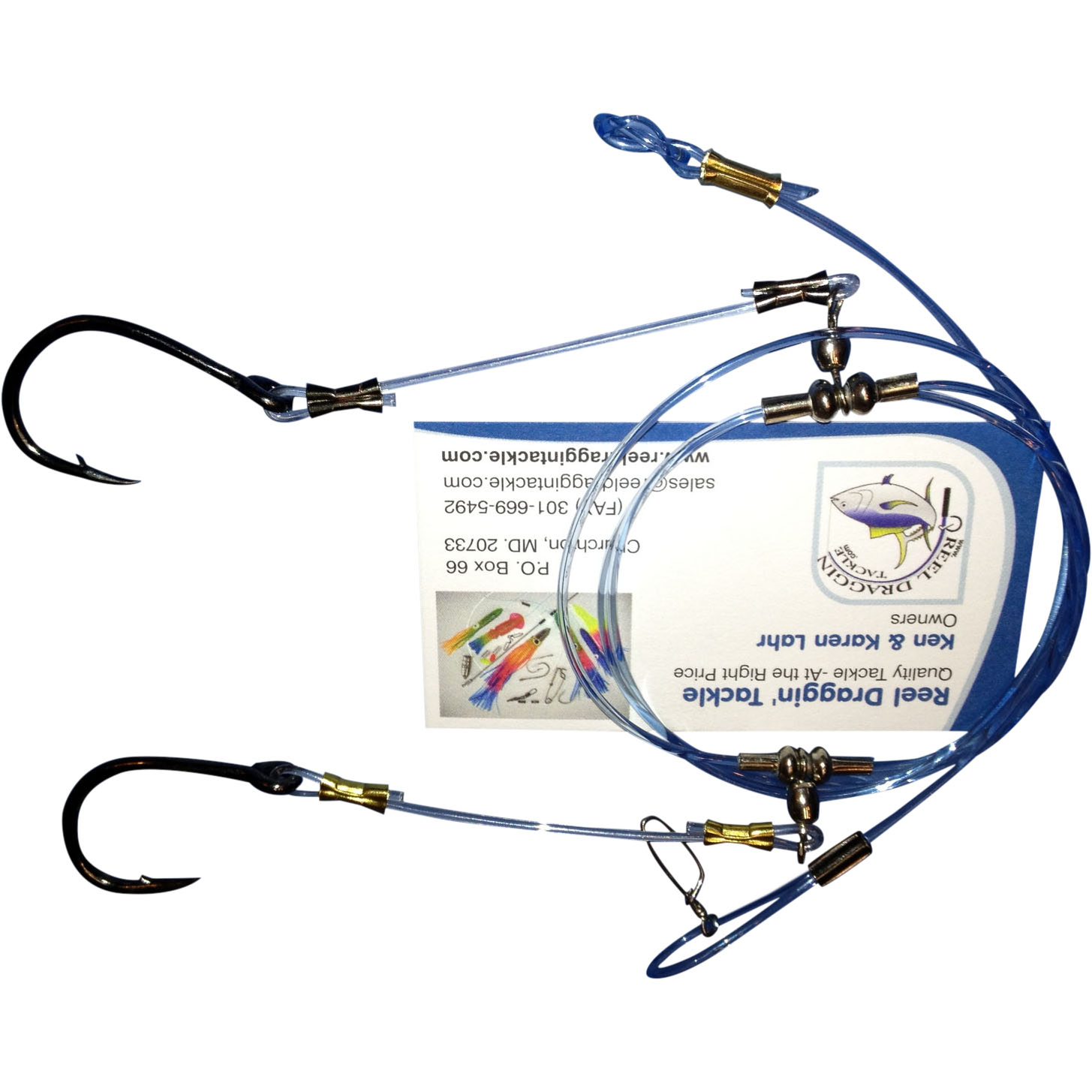 Tile Fish Rigs, Circle Hook Rigs (5/0 - 9/0  1x wire Circle Hooks) - Reel Draggin' Tackle - 11