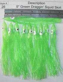 Spreader Bars -5 inch Skirt Squid BIRD Bars - Reel Draggin' Tackle - 5