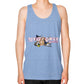 Unisex Fine Jersey Tank Tri-Blend Blue Reel Draggin' Tackle
