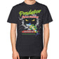 Unisex T-Shirt (on man) Tri-Blend Black Reel Draggin' Tackle