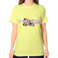 Unisex T-Shirt (on woman) Lemon Reel Draggin' Tackle