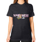 Unisex T-Shirt (on woman) Tri-Blend Black Reel Draggin' Tackle