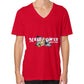 V-Neck (on man) Red Reel Draggin' Tackle