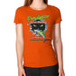 Women's T-Shirt Orange Reel Draggin' Tackle