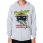 Zip Hoodie (on man) Heather grey Reel Draggin' Tackle